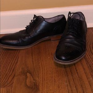 Men’s Johnston & Murphy BLK leather dress shoes